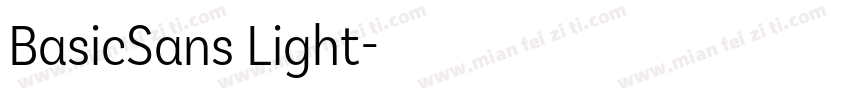BasicSans Light字体转换